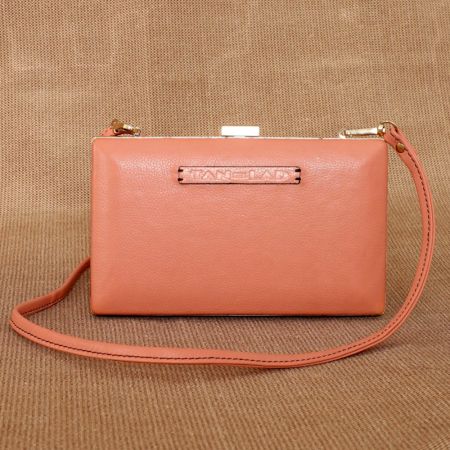 Handmade Blush Clutches Leather Posh Elegant Classic